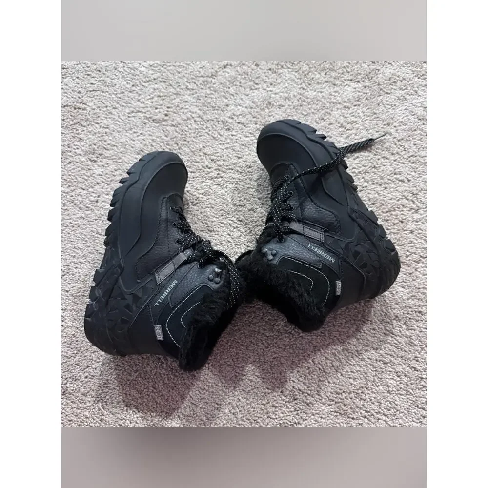 Merrell Aurora 6 Waterproof Faux Fur Lined Winter Ankle Boots Women’s Size 6.5